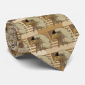 Cravates américaines d'Eagle chauve (Roulé)