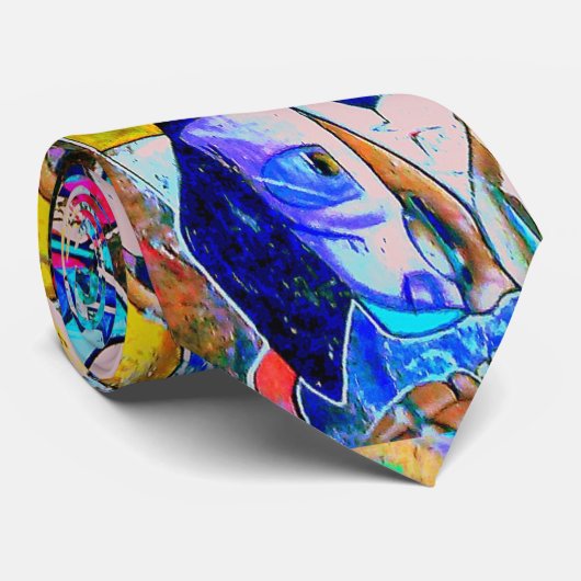 Cravates - Art de rue Cravates à la mode (Roulé)