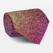 Cravates Brown d'or Magenta | Cravates Mariages à  (Roulé)