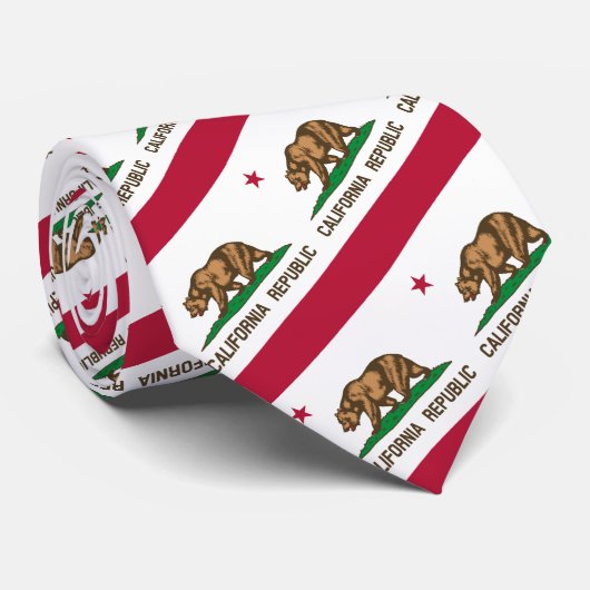 Cravates californiens, mode USA, Drapeau (Roulé)