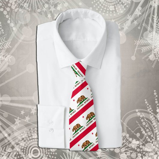 Cravates californiens, mode USA, Drapeau