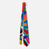 Cravates d'art moderne pour hommes Motif Abstrait (Dos)