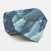 Cravates de baleine de beluga et cravates de faune (Roulé)