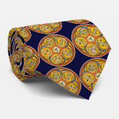 Cravates de conception de spirale de Lughnasadh de (Roulé)