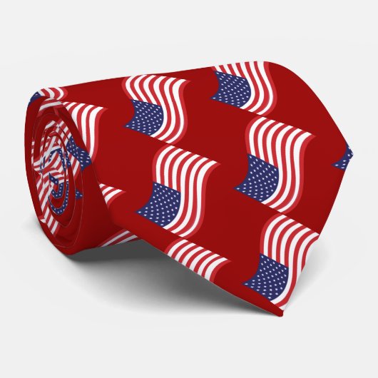 Cravates de drapeau américain (Roulé)