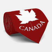 Cravates de feuille d'érable du Canada d'amusement (Roulé)
