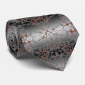 Cravates de la Science - noires et gradient blanc (Roulé)