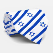 Cravates de mode du drapeau israélien, affaires (Roulé)