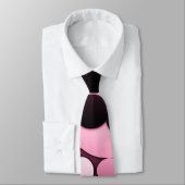 Cravates de point de polka de rose et de Bourgogne (Attaché)