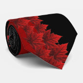 Cravates du Canada de feuille d'érable rouge de (Roulé)