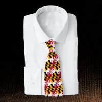 Cravates du Maryland, mode d'affaires USA, drapeau