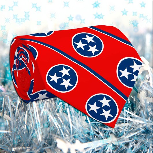 Cravates du Tennessee, mode USA, Drapeau