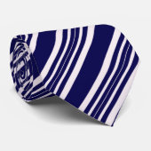 Cravates En Bleu Et Blanc (Roulé)