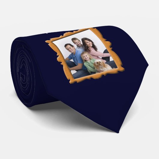 Cravates faites sur commande de fête des pères de (Roulé)