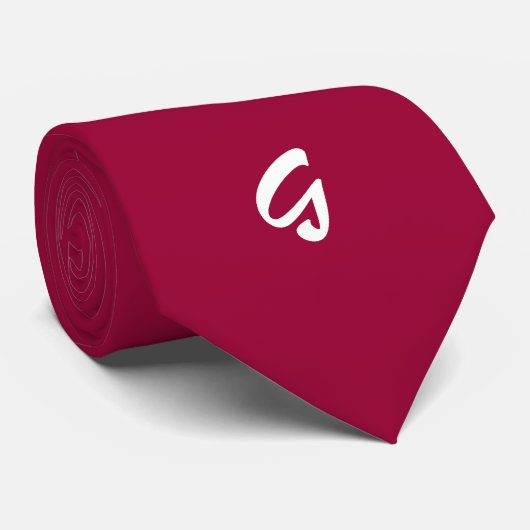 CRAVATES MONOGRAMMÉS (Roulé)