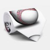 Cravates Motifs de baseball (Roulé)