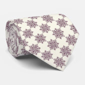 Cravates Motifs de flocon de neige décoratif (Roulé)