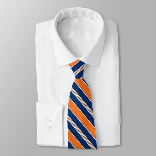 Cravates Orange Et Bleu Gratuits Pour Hommes (Attaché)
