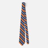Cravates Orange Et Bleu Gratuits Pour Hommes (Devant)