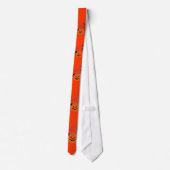 CRAVATES POUR HOMMES - JOYEUX HALLOWEEN - ORANGE E (Dos)