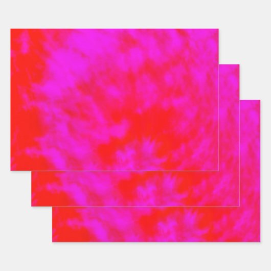 Cravates Roses Et Rouges, Feuilles D'Enveloppement (Lot)