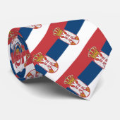 Cravates serbes, mode Drapeau serbe (Roulé)