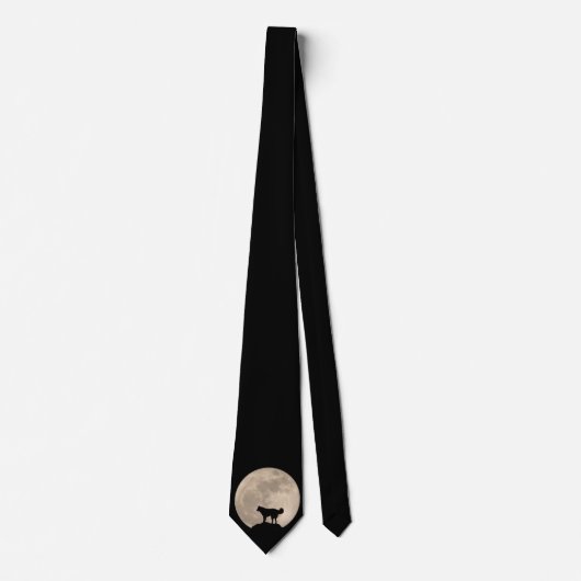 Cravates Sibériens Husky Stylish Husky Moon Neckti (Devant)