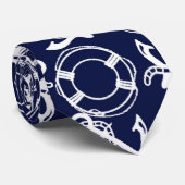 Cravates thématiques nautiques - Ancres (Roulé)