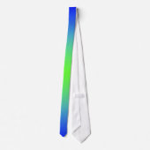 Cravates uniques vertes et cravate bleue (Dos)