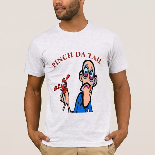 Crawfisg Cartoon, ajouter le texte T-shirt Adulte (Devant)