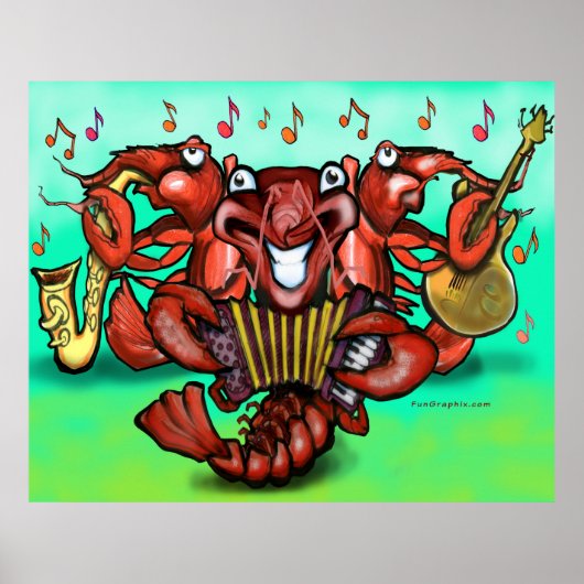 Crawfish Band Poster (Devant)