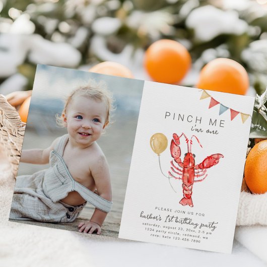 Crawfish Birthday Invitation | Crawfish Party