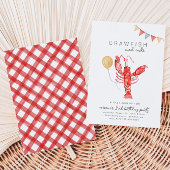 Crawfish Birthday Invitation | Crawfish Party Kaart