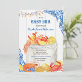 Crawfish Boil Baby Shower Invitation (Debout devant)
