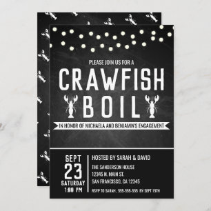 Crawfish Boil Cajun Engagement Party