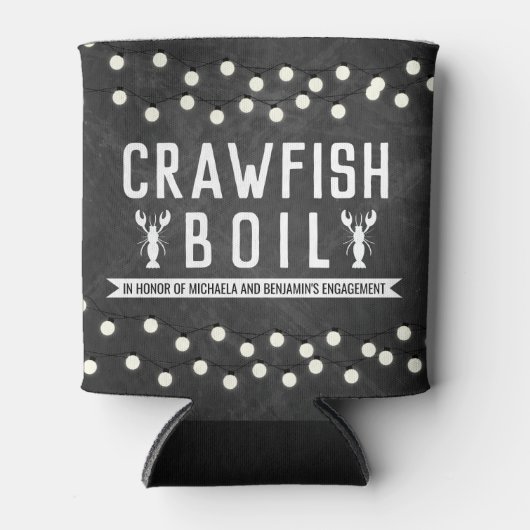 Crawfish Boil Couples Shower Engagement Party Blikjeskoeler (Voorkant)