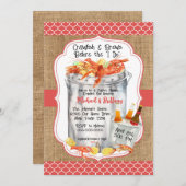 Crawfish Boil Couple's Wedding Shower Kaart (Voorkant / Achterkant)