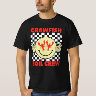 Crawfish Boil Crew Crawfish Seizoen Crawfish Gezic T-shirt