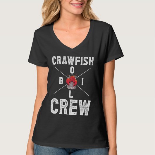 Crawfish Boil Crew Crayfish 3 T-shirt (Voorkant)