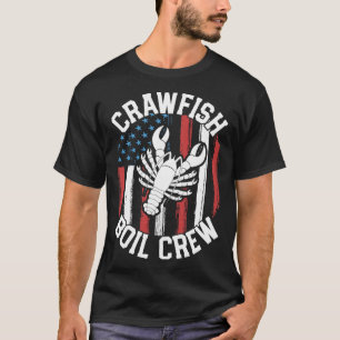 Crawfish Boil Crew Funny Cajun Shirten voor mannen T-shirt