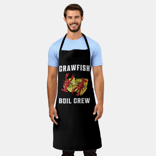 Crawfish Boil Crew T-Shirt Schort (Gedragen)