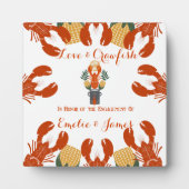 Crawfish Boil Engagement Party Fotoplaat (Voorkant)