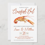 Crawfish Boil Engagement Party Uitnodiging (Voorkant)
