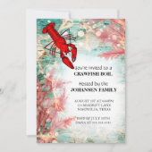 Crawfish Boil Fruits de mer Invitation de fête d'é (Devant)