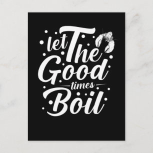 Crawfish Boil Funny Crayfish Koken Lobsters Briefkaart