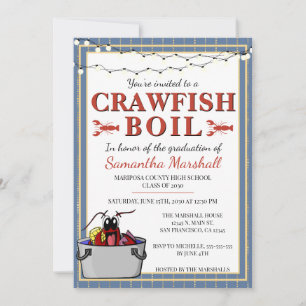 Crawfish Boil High School Afstuderen Afstuderen Kaart