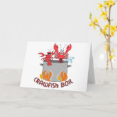 Crawfish Boil Kaart (Gele Bloem)