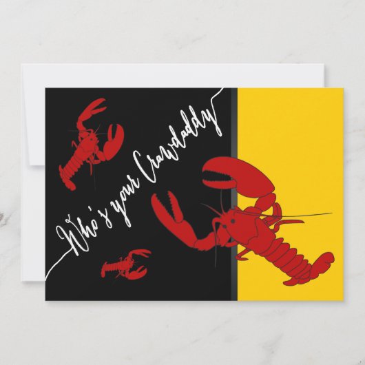 Crawfish Boil Kaart (Voorkant)