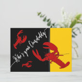 Crawfish Boil Kaart (Staand voorkant)