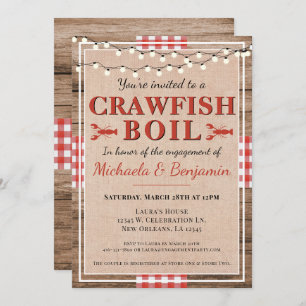Crawfish Boil Lobster Engagement Party